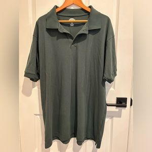 Men’s Dickies Short Sleeve Performance Polo Top Size XL, Green